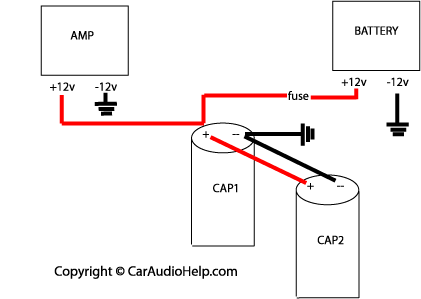 Wiring amps and a capacitor - Car Audio | DiyMobileAudio.com | Car