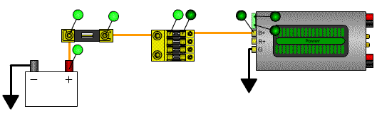 amplifier blown fuse