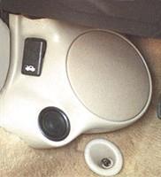 kick panel speaker pod