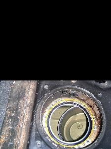 nissan maxima fuel pump removal