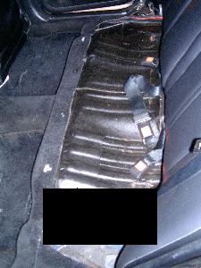 nissan maxima rear seat removal