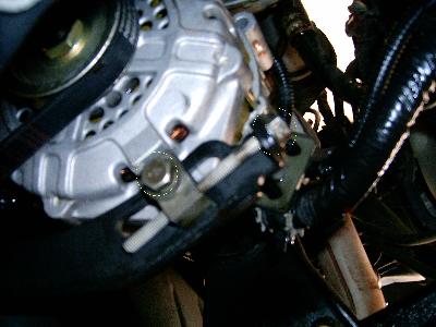 nissan maxima alternator bolt